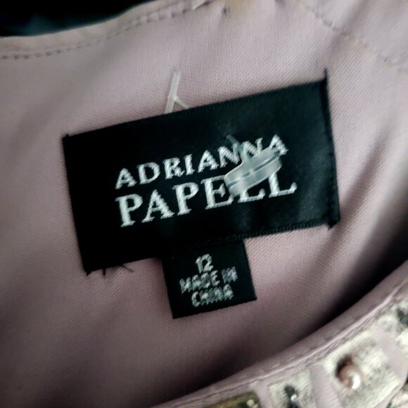 Women's Formal Beaded  Dress Pleated Halter Mother of the Bride Groom Neutral 12 - Picture 9 of 10